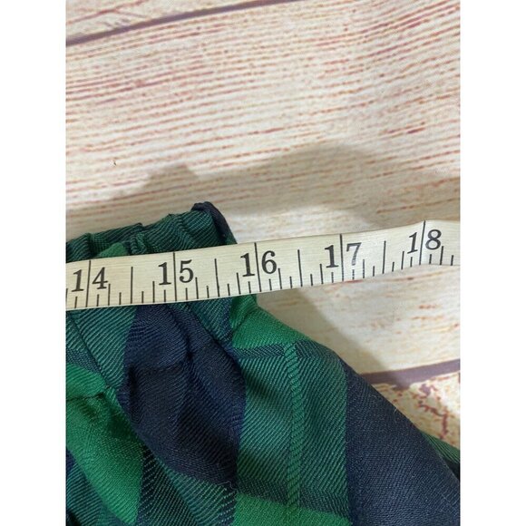 NWT Urban Cocoa Women's Green Tartan Plaid Mini Skirt - 2XL - Picture 6 of 11